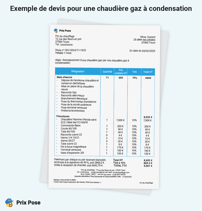 devis chauffage
